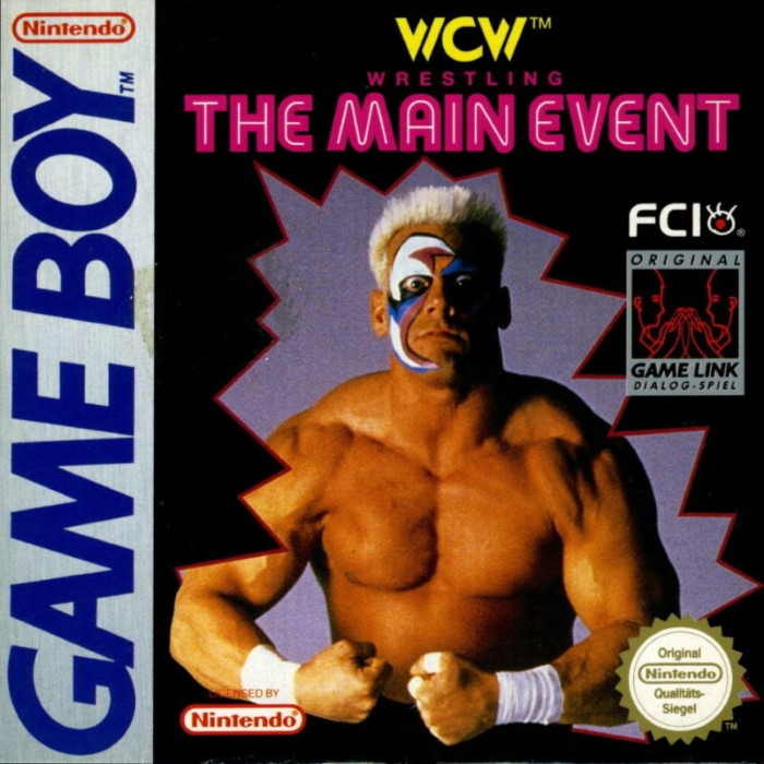 WCW Main Event — box-2D (DE)