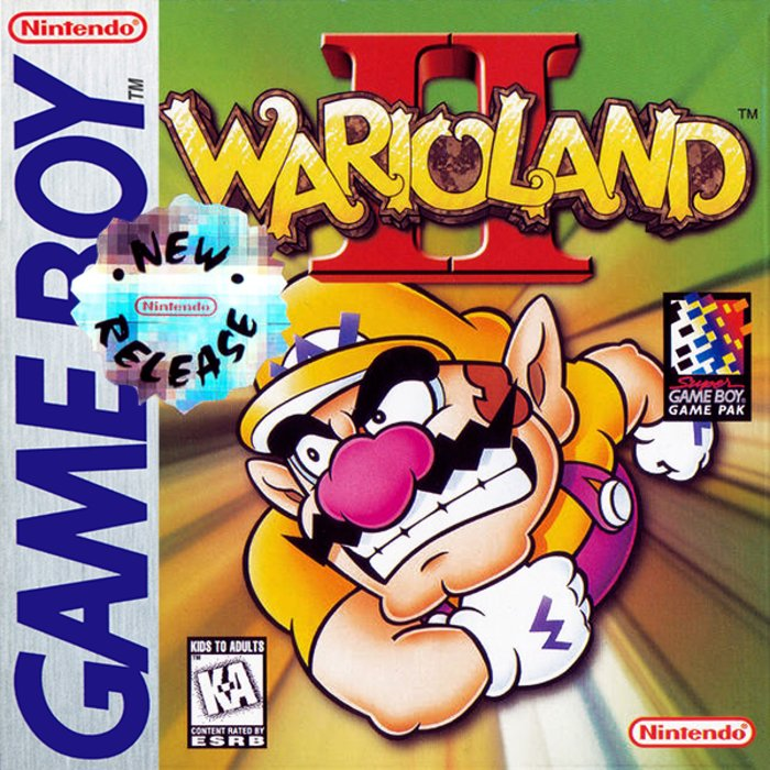 Wario Land 2 box art