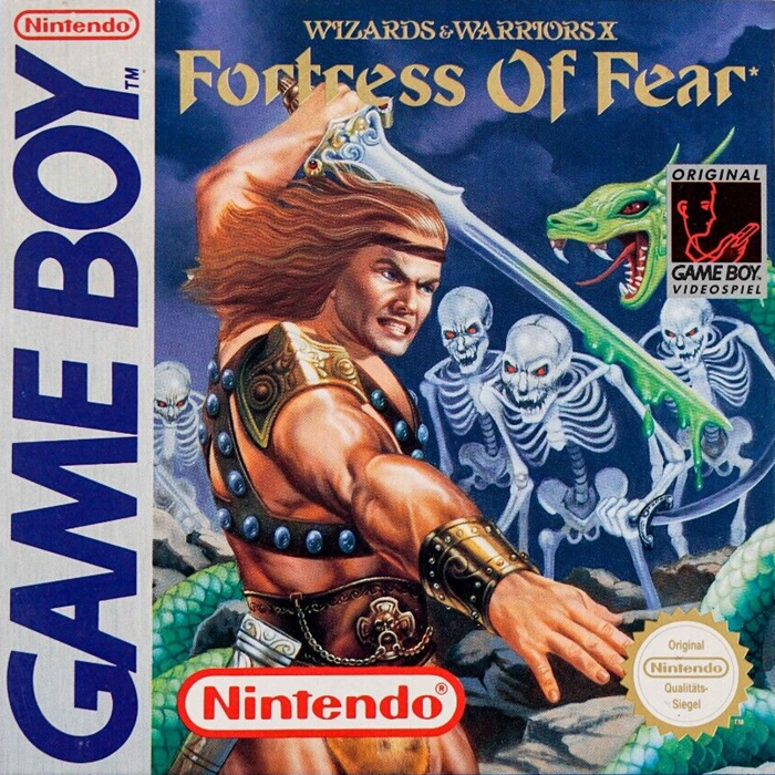 Wizards And Warriors Chapter X - The Fortress Of Fear — box-2D (DE)