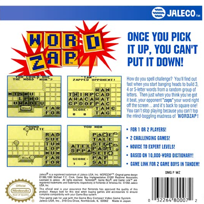 Wordzap — box-2D-back (US)