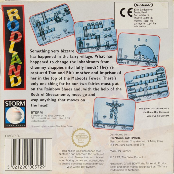 Rod Land — box-2D-back (EU)