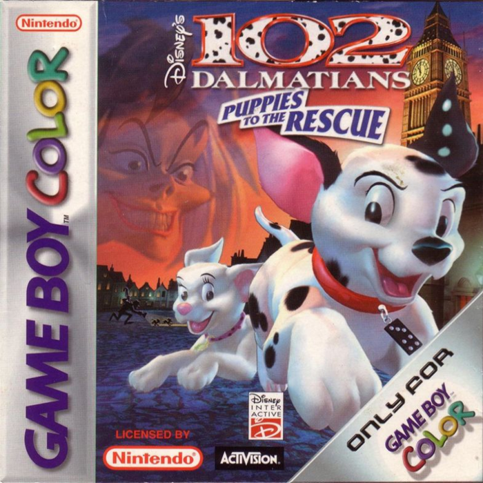 102 Dalmatians : Puppies to the Rescue — box-2D (UK)