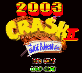 2003 Crash II Advance — sstitle (WOR)
