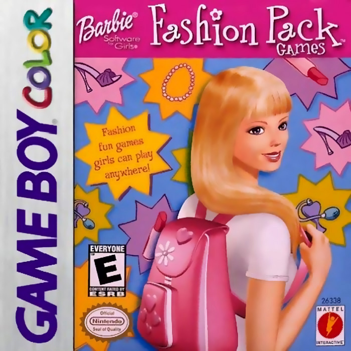 Barbie : Fashion Pack Games box art