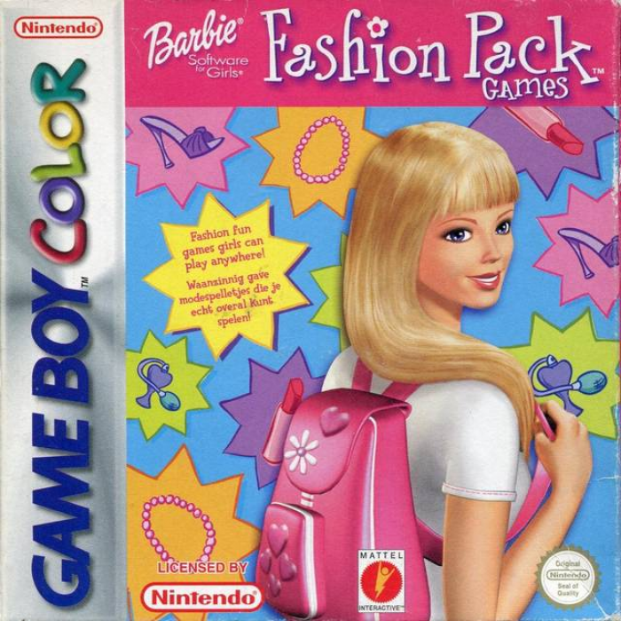 Barbie : Fashion Pack Games — box-2D (EU)