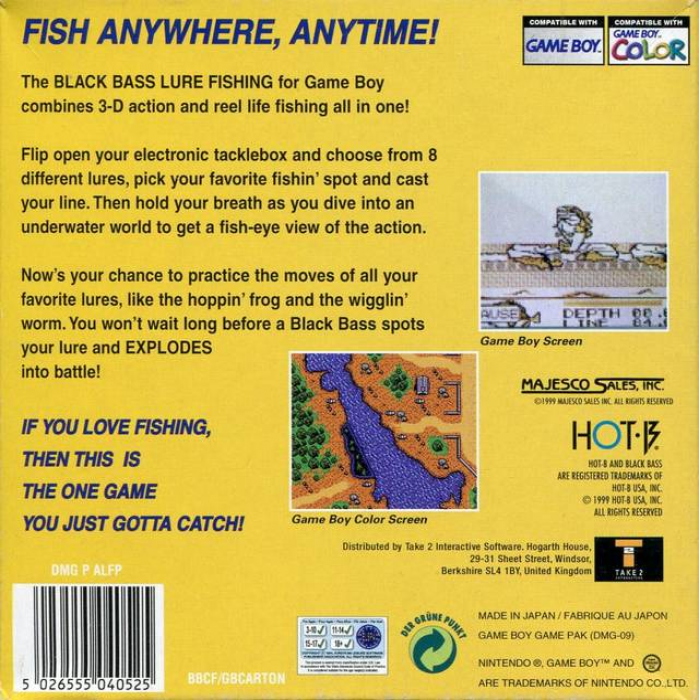 Black Bass : Lure Fishing — box-2D-back (EU)