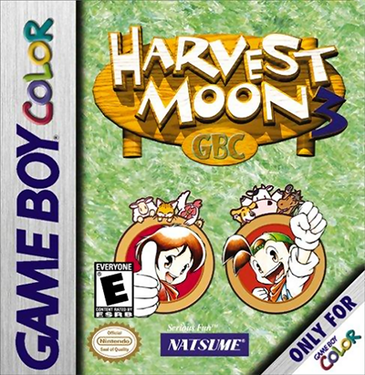 Harvest Moon 3 Gbc box art