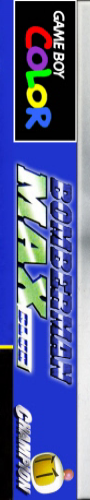 Bomberman Max - Blue Champion — box-2D-side (US)