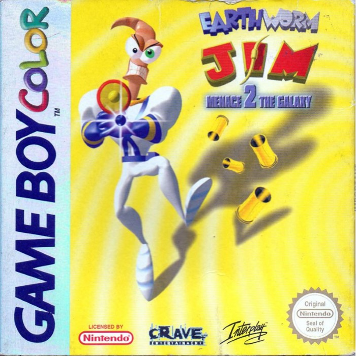 Earthworm Jim : Menace 2 the Galaxy — box-2D (EU)