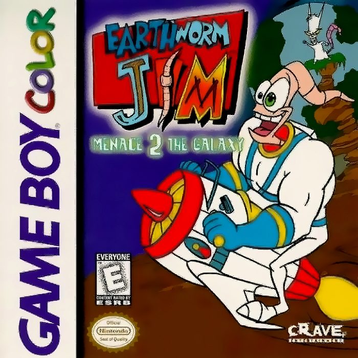 Earthworm Jim : Menace 2 the Galaxy box art