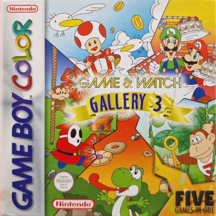 Game & Watch Gallery 3 / Game Boy Gallery 4 — box-2D (EU)