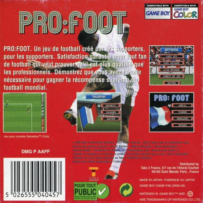 Golden Goal — box-2D-back (FR)