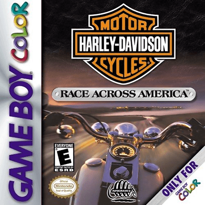 Harley-davidson Motor Cycles - Race Across America box art