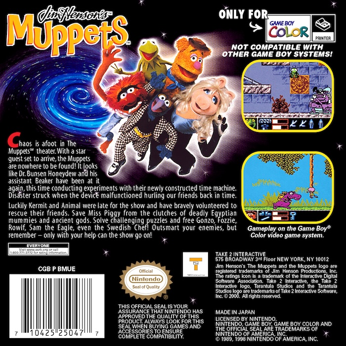 The Muppets — box-2D-back (US)