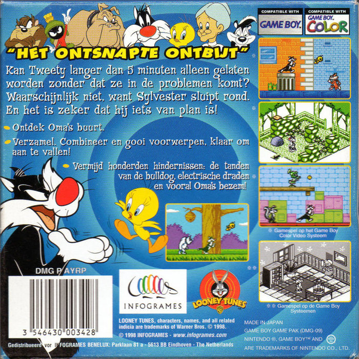 Looney Tunes - Twouble! — box-2D-back (EU)