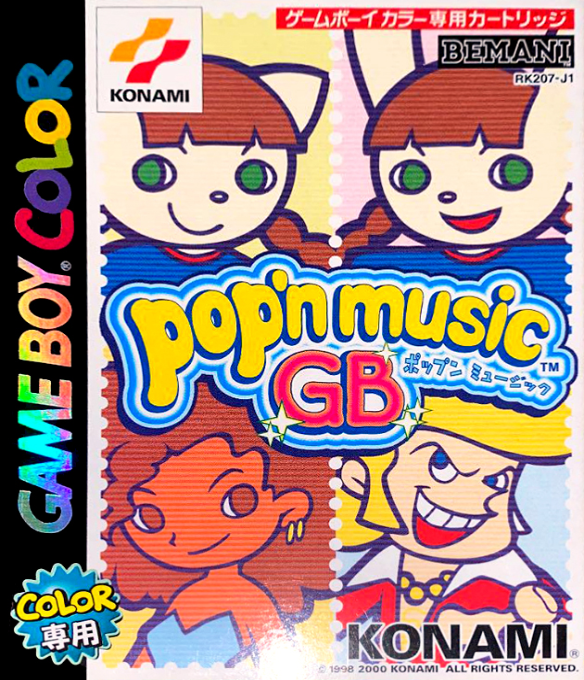 Pop'n Music Gb box art