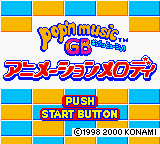 Pop'n Music GB - Animation Melody — sstitle (JP)