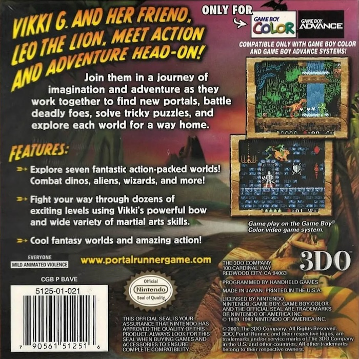 Portal Runner — box-2D-back (US)