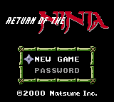 Return of the Ninja — sstitle (WOR)