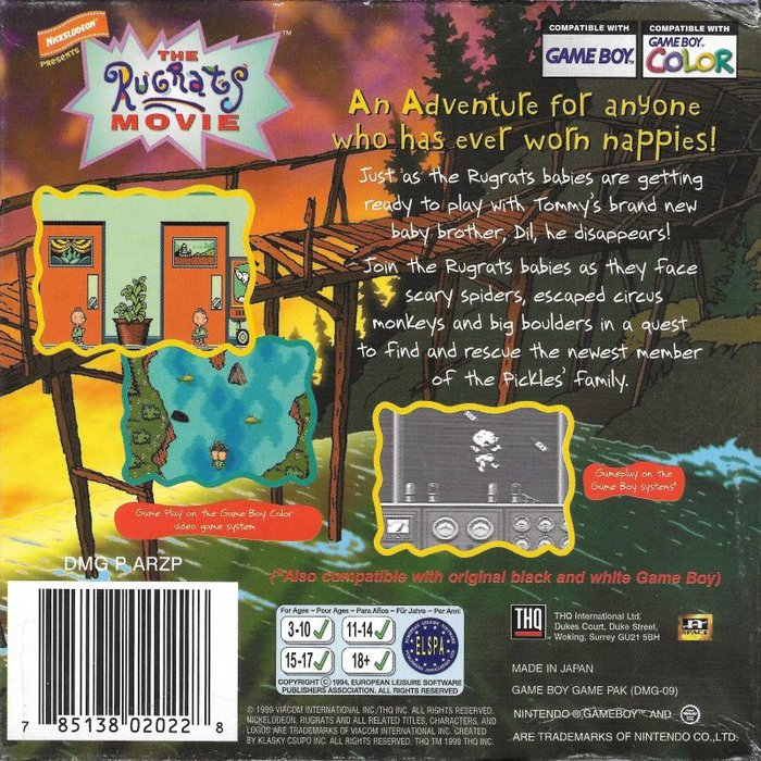The Rugrats Movie — box-2D-back (EU)