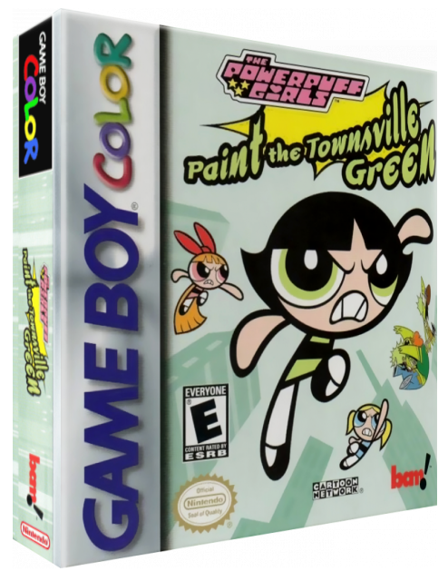 The Powerpuff Girls : Paint the Townsville Green — box-3D (US)