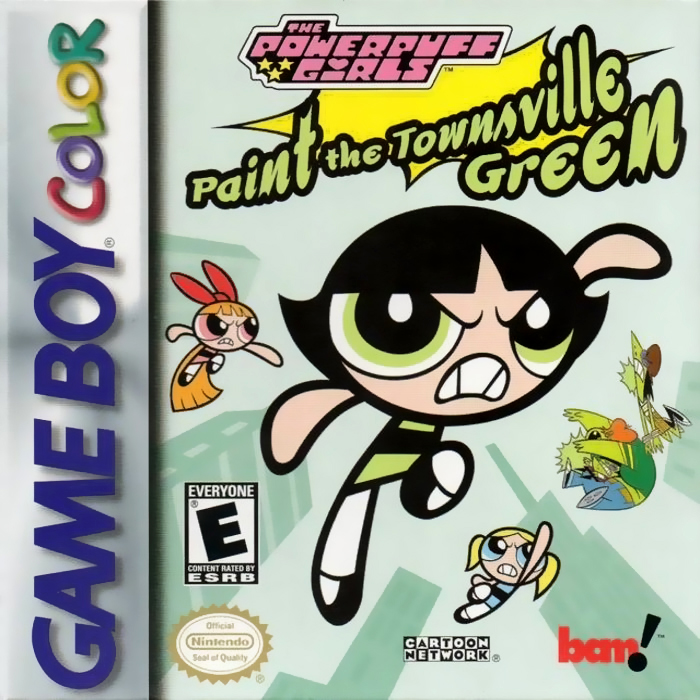 The Powerpuff Girls : Paint the Townsville Green box art