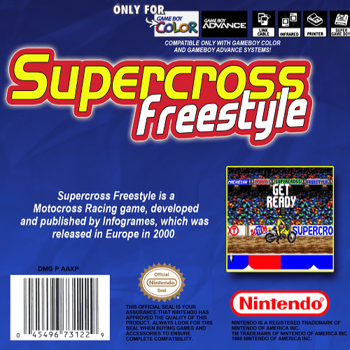 Supercross Freestyle — box-2D-back (EU)