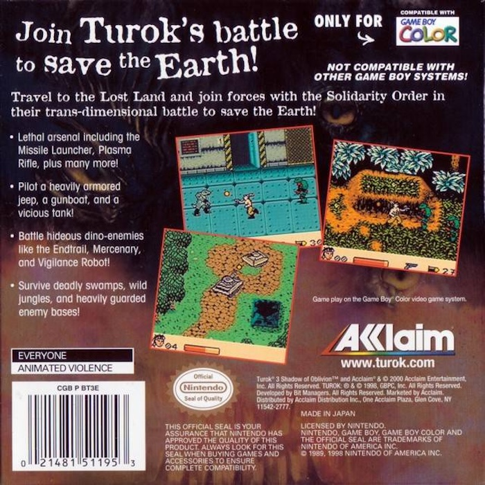 Turok 3 - Shadow Of Oblivion — box-2D-back (US)