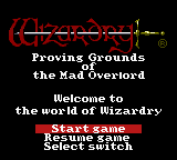 Wizardry - Proving Grounds of the Mad Overlord — sstitle (JP)