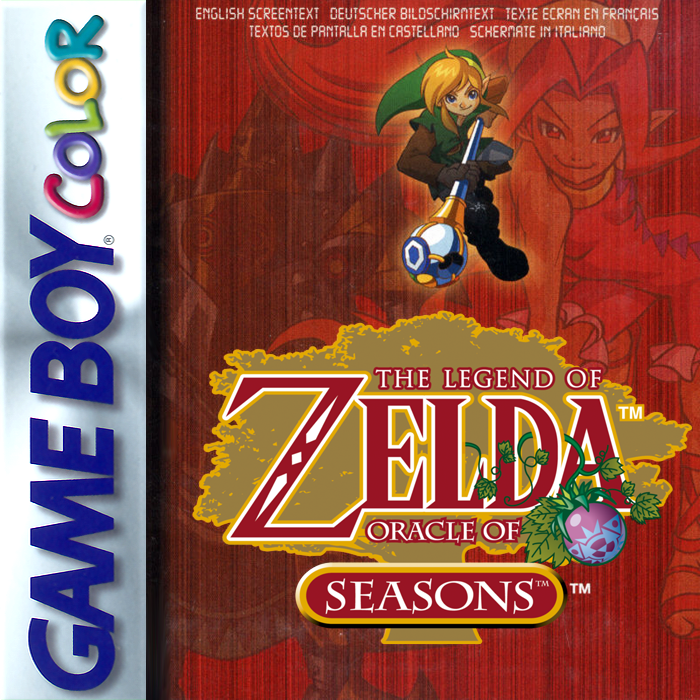 Legend Of Zelda - Oracle Of Seasons, The — box-2D (EU)