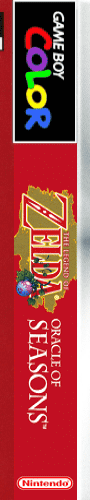 Legend Of Zelda - Oracle Of Seasons, The — box-2D-side (US)
