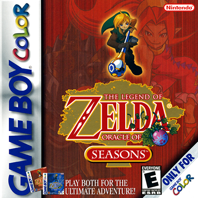 Legend Of Zelda - Oracle Of Seasons, The box art