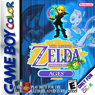 Legend Of Zelda - Oracle Of Ages, The box art