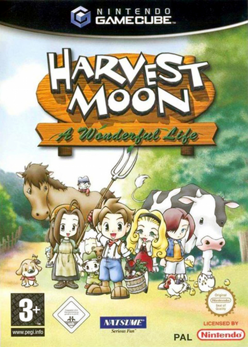 Harvest Moon - A Wonderful Life — box-2D (DE)