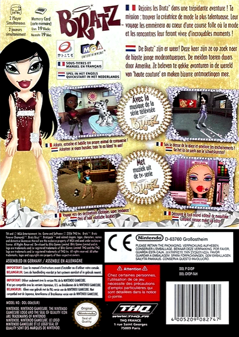 Bratz - Forever Diamondz — box-2D-back (FR)