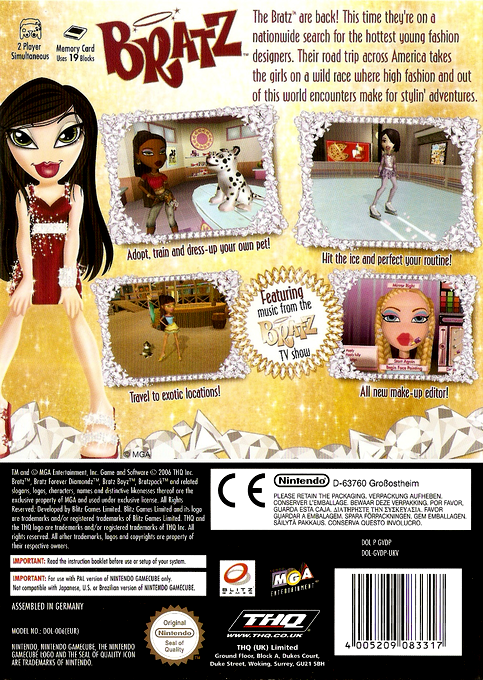 Bratz - Forever Diamondz — box-2D-back (EU)