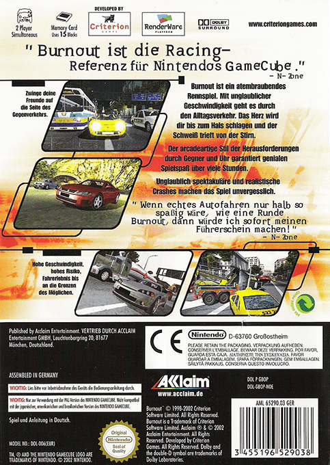Burnout — box-2D-back (DE)