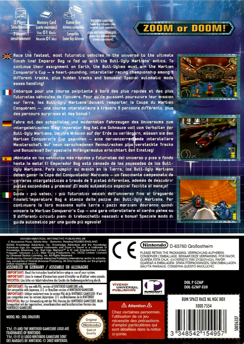 Butt-ugly Martians - Zoom Or Doom! — box-2D-back (EU)
