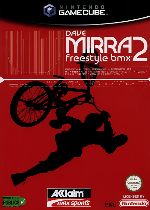 Dave Mirra Freestyle BMX 2 — box-2D (FR)