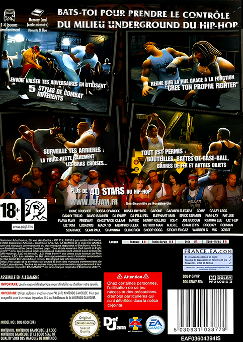 Def Jam - Fight for NY — box-2D-back (FR)
