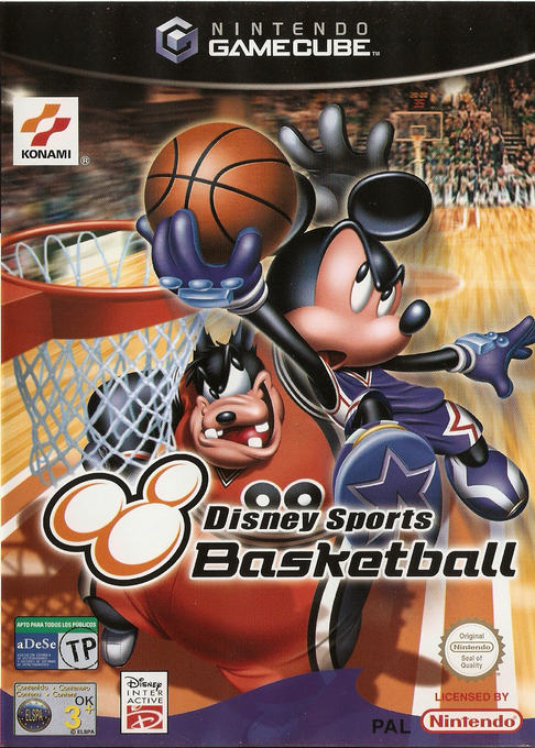 Disney Sports - Basketball — box-2D (EU)