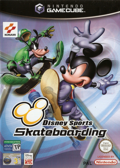 Disney Sports - Skateboarding — box-2D (EU)