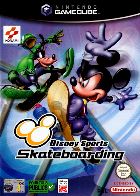 Disney Sports - Skateboarding — box-2D (FR)