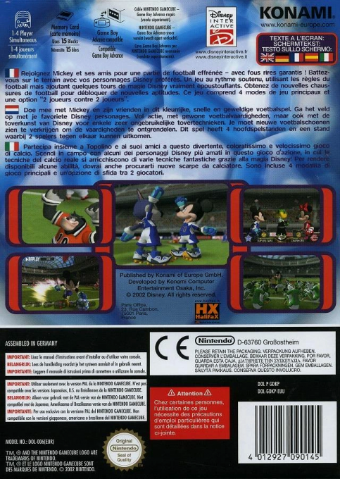Disney Sports - Football — box-2D-back (EU)