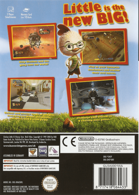 Chicken Little — box-2D-back (EU)