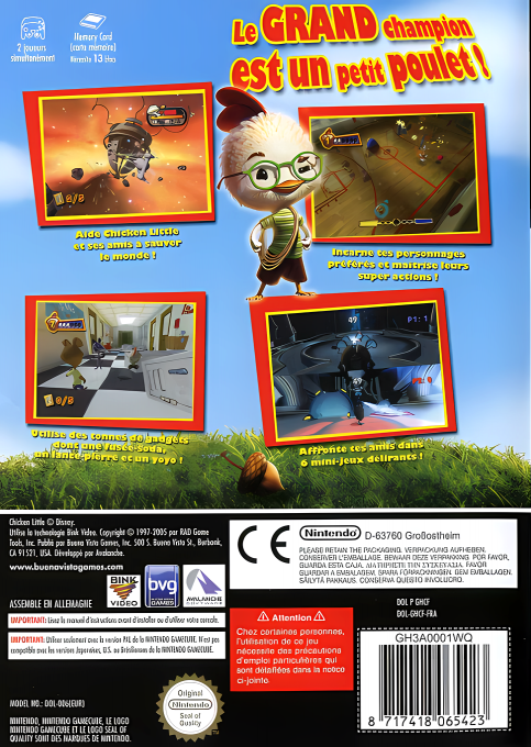 Chicken Little — box-2D-back (FR)