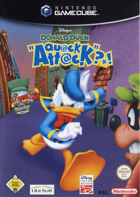 Disney's Donald Duck - Quack Attack — box-2D (DE)
