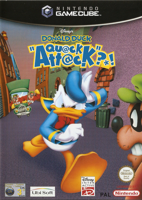 Disney's Donald Duck - Quack Attack — box-2D (EU)