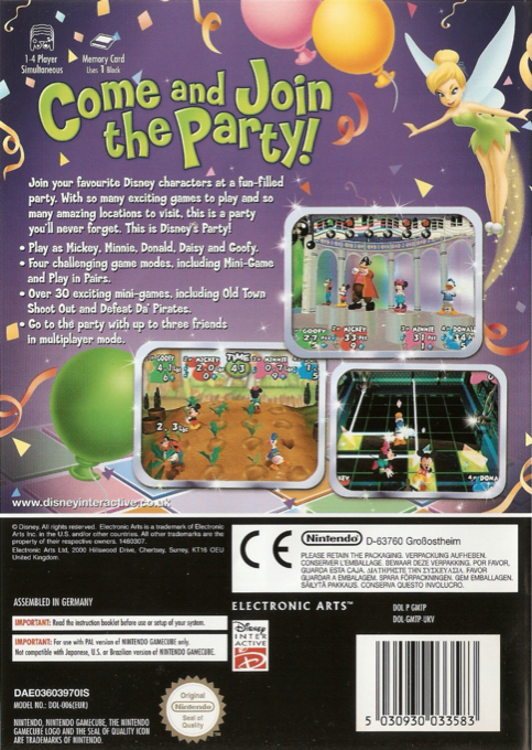 Disney's Party — box-2D-back (EU)