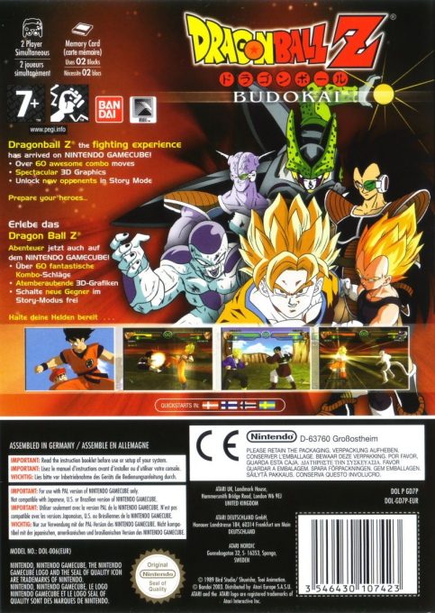 Dragon Ball Z - Budokai — box-2D-back (EU)